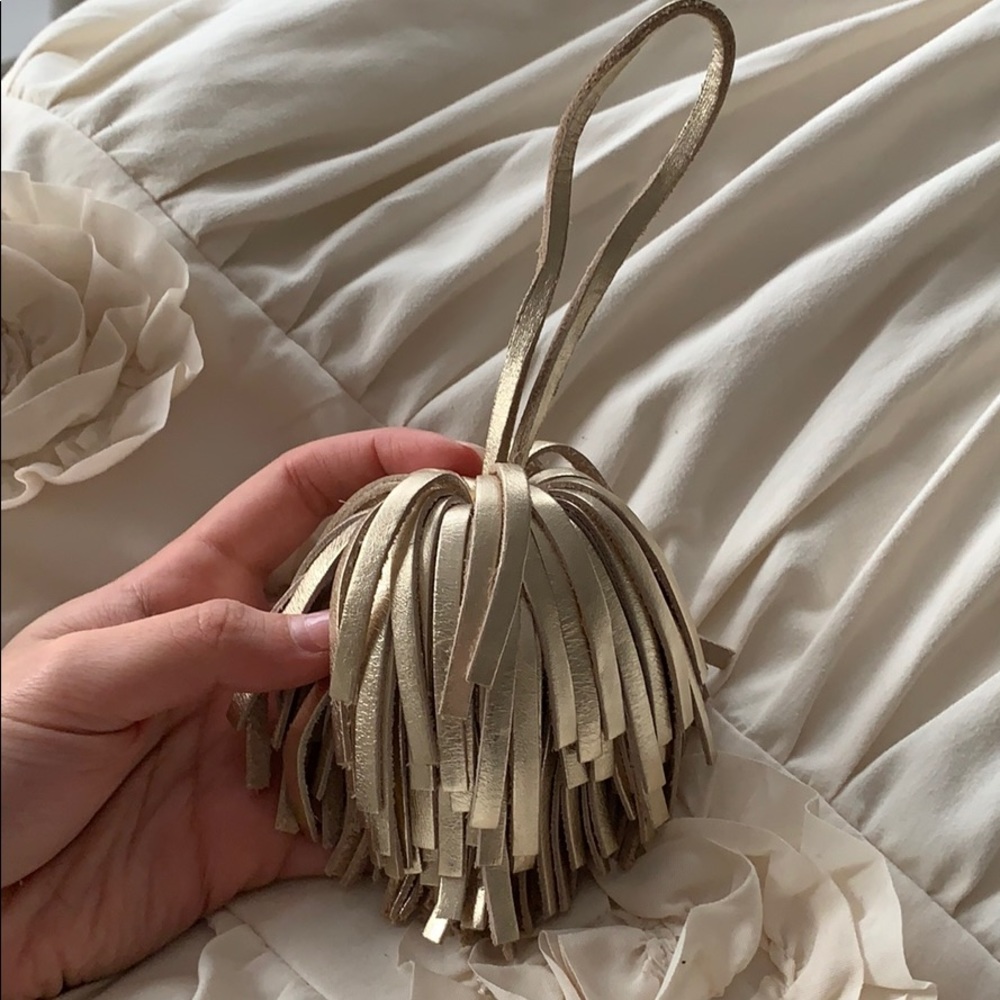 Pom Pom keychain tassel